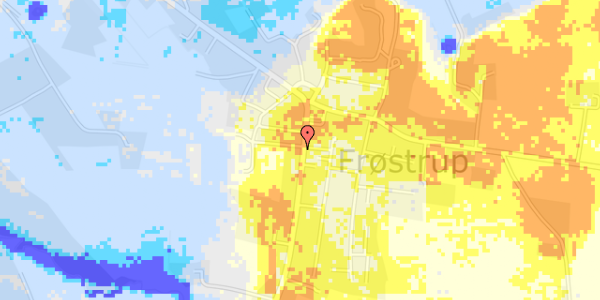 Ekstrem regn på Søndergade 10, 1. th