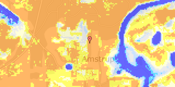 Ekstrem regn på Amstrup Bakker 34