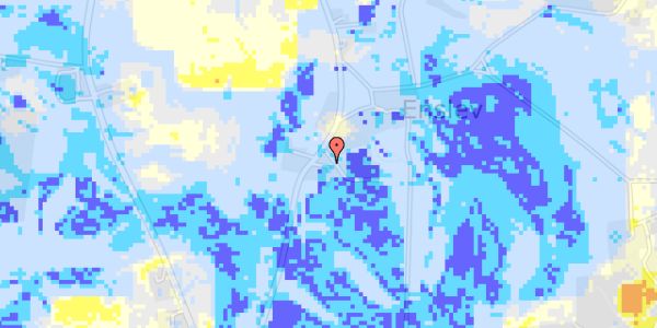 Ekstrem regn på Enslevvej 35