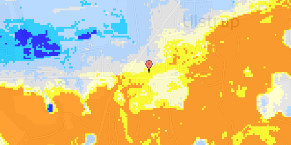 Ekstrem regn på Fælledvej 6