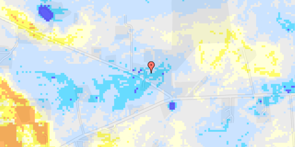 Ekstrem regn på Hovbro 25