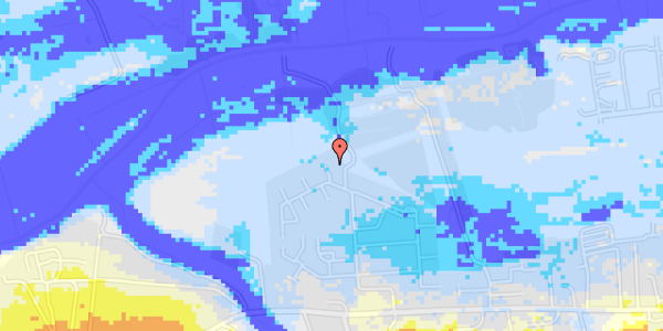 Ekstrem regn på Hagenstrupparken 99