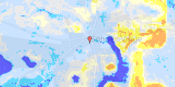 Ekstrem regn på Kirkebakken 1