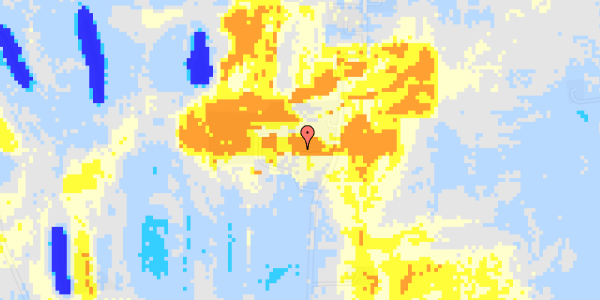 Ekstrem regn på Lådnehøjvej 8