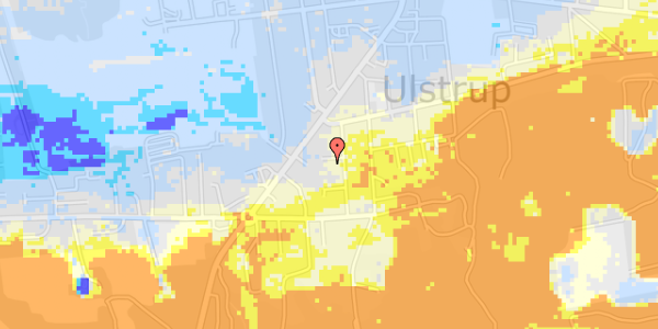 Ekstrem regn på Nyvangsparken 17