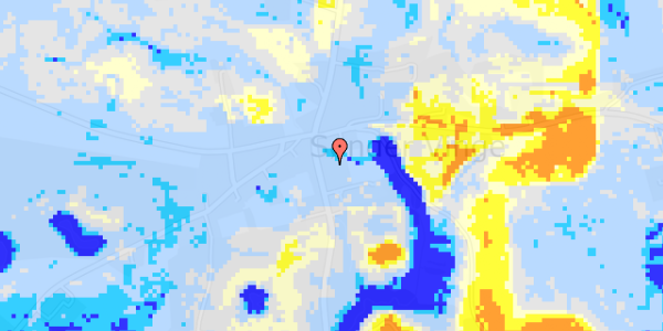 Ekstrem regn på Ulstrup Skovvej 5