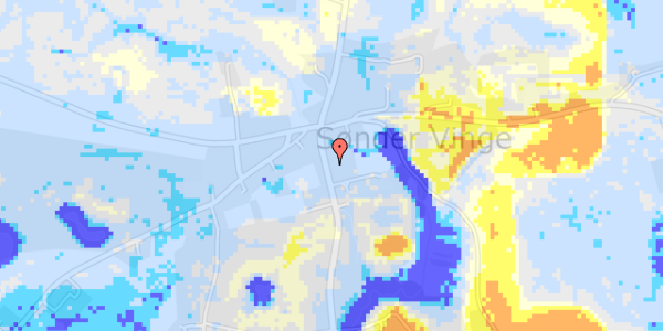 Ekstrem regn på Ulstrup Skovvej 9