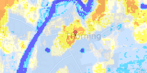 Ekstrem regn på Blichersvej 20D