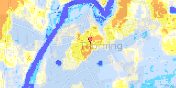 Ekstrem regn på Blichersvej 25