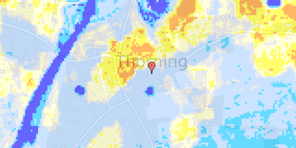 Ekstrem regn på Blichersvej 32