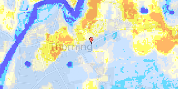 Ekstrem regn på Blichersvej 45