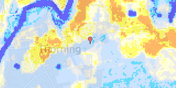 Ekstrem regn på Blichersvej 52