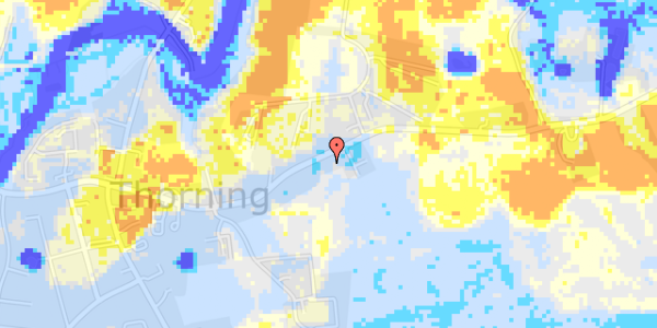 Ekstrem regn på Blichersvej 60