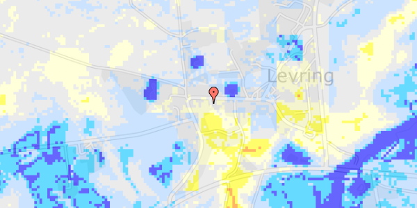 Ekstrem regn på Bygaden 40B