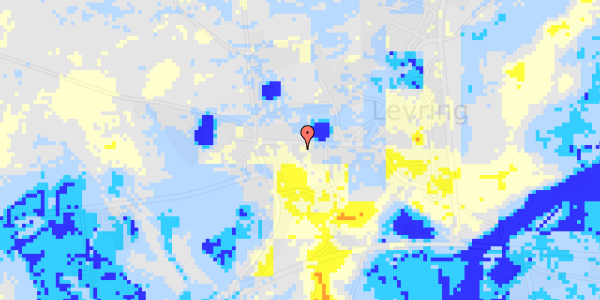 Ekstrem regn på Bygaden 42