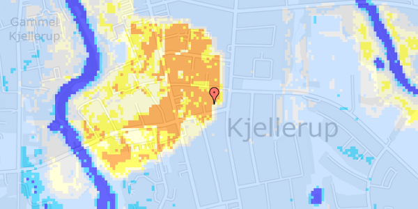 Ekstrem regn på D. Christensens Vej 7