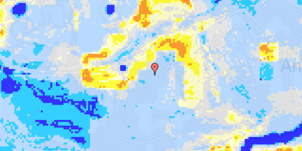 Ekstrem regn på Egernvej 102