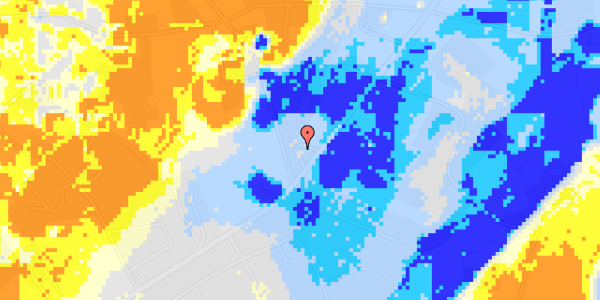 Ekstrem regn på Gl Kongevej 23