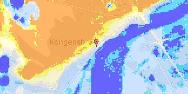 Ekstrem regn på Gl Kongevej 101