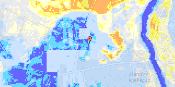 Ekstrem regn på Kjellerupvej 57