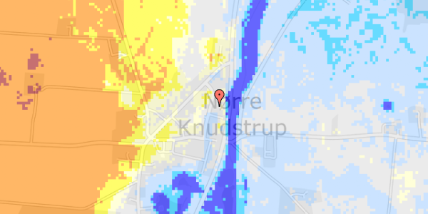 Ekstrem regn på Nyvangsvej 12