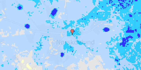 Ekstrem regn på Nørskovlundvej 40