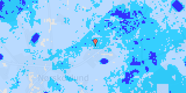 Ekstrem regn på Nørskovlundvej 49