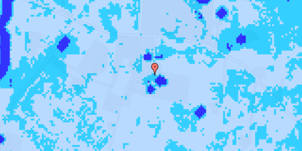 Ekstrem regn på Oustrupvej 14