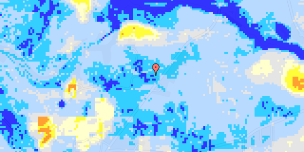 Ekstrem regn på Pederstrupvej 101