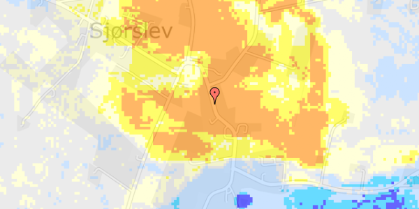 Ekstrem regn på Sjørslevvej 8