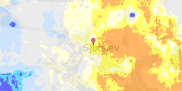 Ekstrem regn på Sognegårdsvej 24