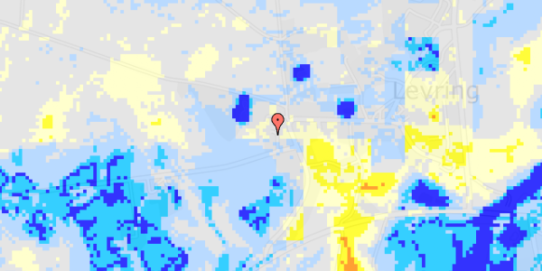 Ekstrem regn på Stensborgvej 2B