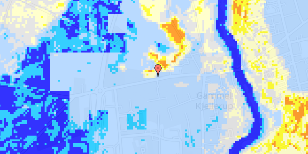 Ekstrem regn på Thorningvej 16