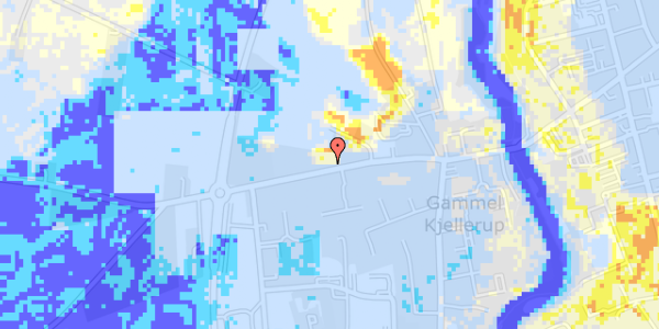 Ekstrem regn på Thorningvej 18