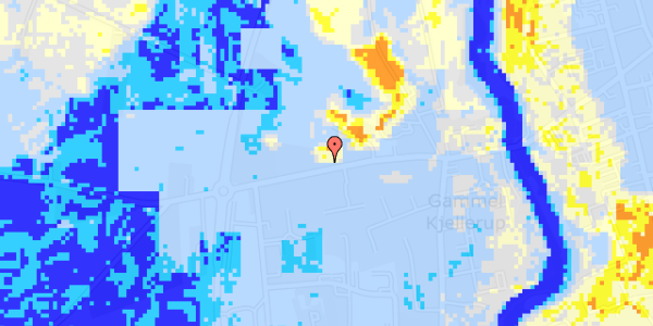 Ekstrem regn på Thorningvej 20