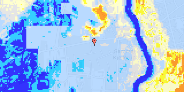 Ekstrem regn på Vestbovej 1