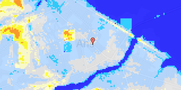 Ekstrem regn på Vestre Langgade 23C