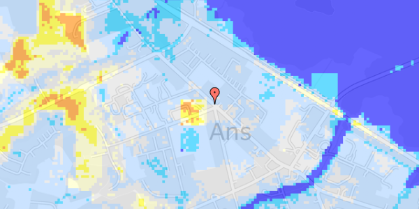 Ekstrem regn på Vestre Langgade 35