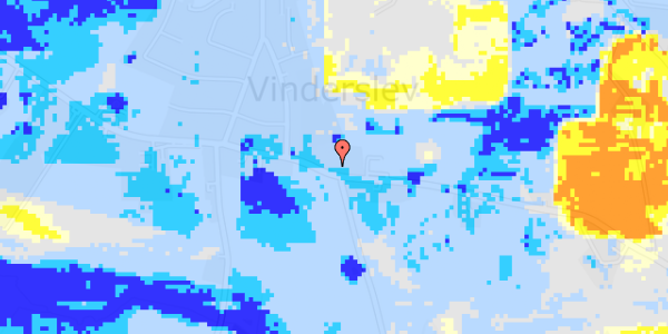 Ekstrem regn på Vinderslevholmvej 29B, 1. th