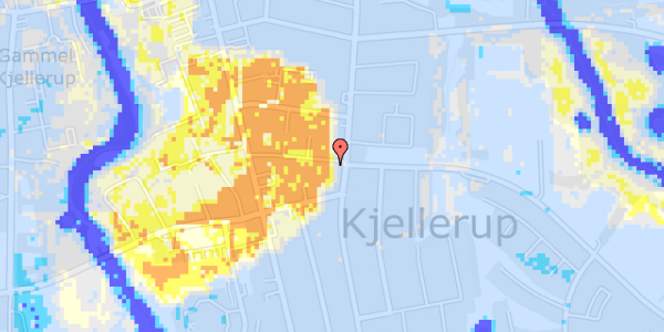 Ekstrem regn på Ågade 40