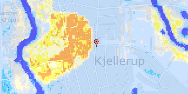 Ekstrem regn på Ågade 42