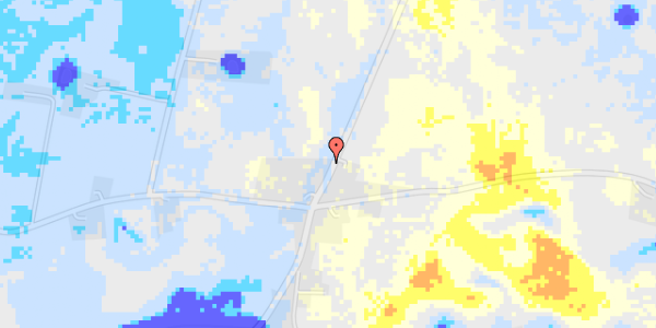 Ekstrem regn på Asselsvej 100