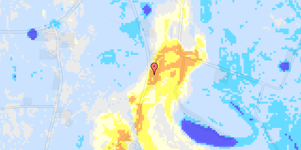 Ekstrem regn på Brunhøjen 20