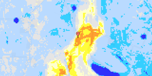 Ekstrem regn på Brunhøjen 24