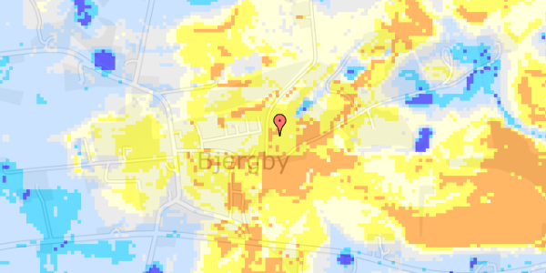 Ekstrem regn på Burhøjvej 4