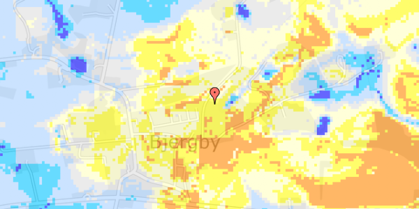 Ekstrem regn på Burhøjvej 10