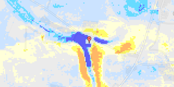 Ekstrem regn på Damsgårdsvej 5