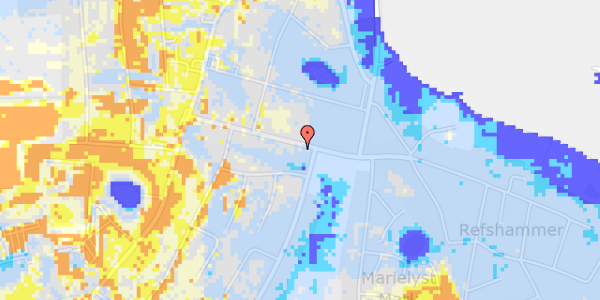 Ekstrem regn på Fasanvej 28