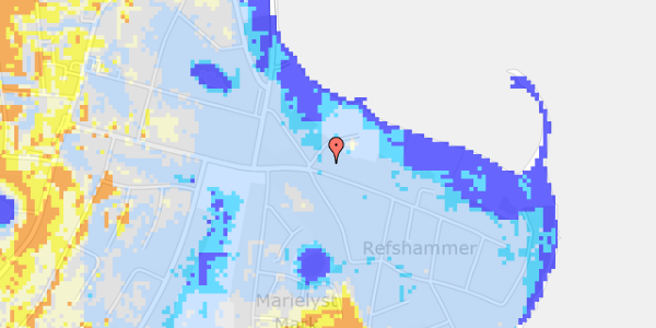 Ekstrem regn på Fasanvej 51