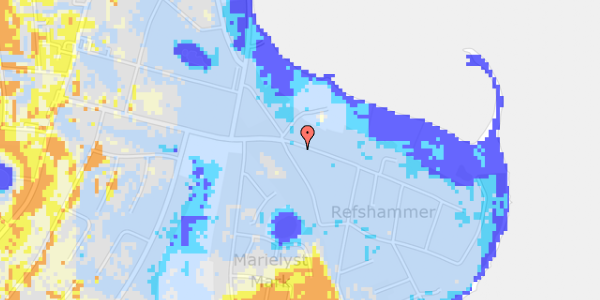 Ekstrem regn på Fasanvej 52